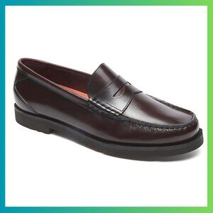 Rockport Modern Prep Penny Loafer in burgundy (size 10)